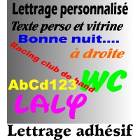 Stickers Texte personnalisé
