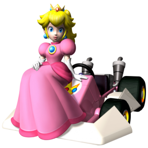 Princesse Peach kart