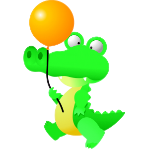 Crazy pet crocodile ballon