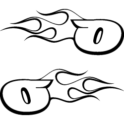 deco flaming 40
