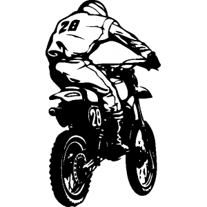 Stickers moto cross