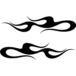 deco flaming 25