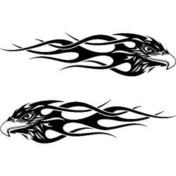 deco flaming 26