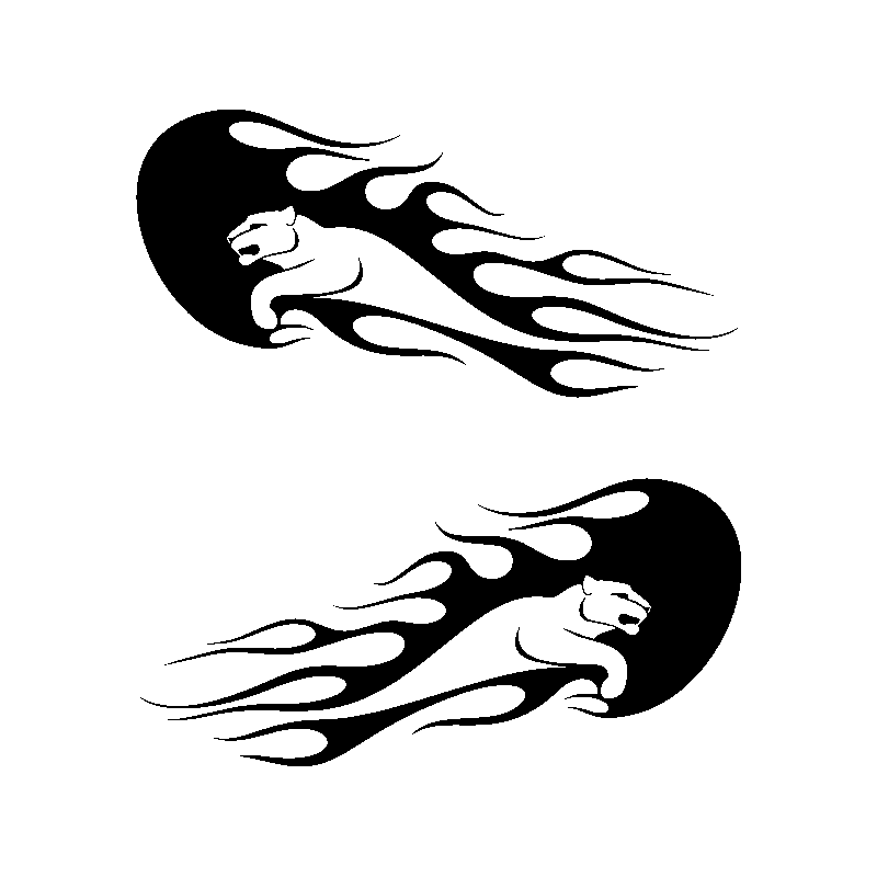 deco flaming 28