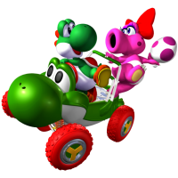 Peach et Daisy kart