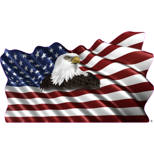 drapeau aigle americain