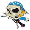 tetes de mort moto