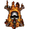 tete de mort croix