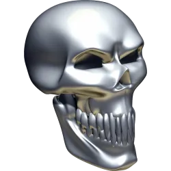 tete de mort feu