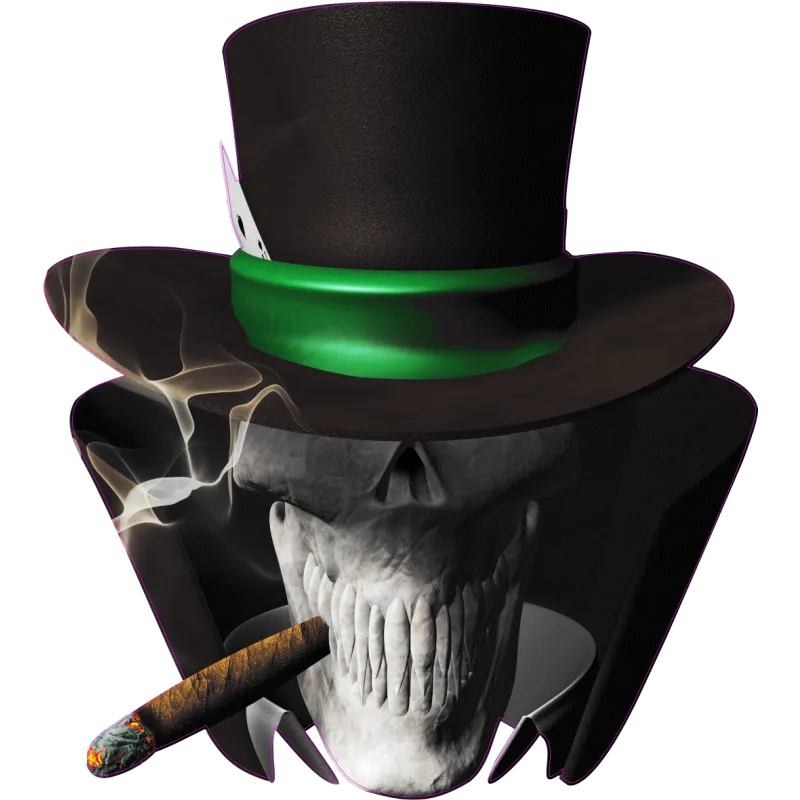 tete de mort fume bleu 2