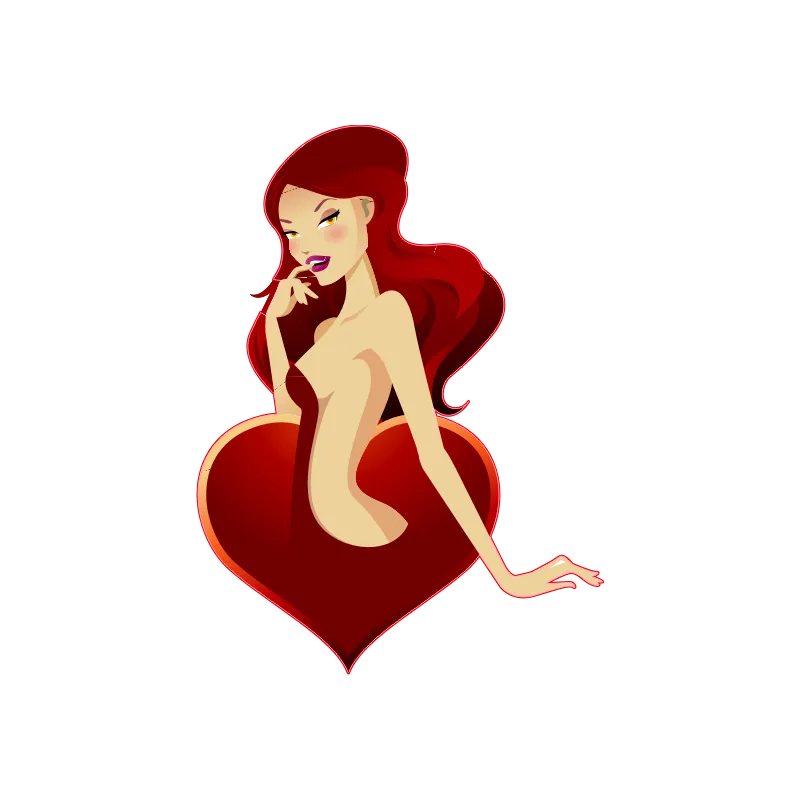 Femme sexy trefle