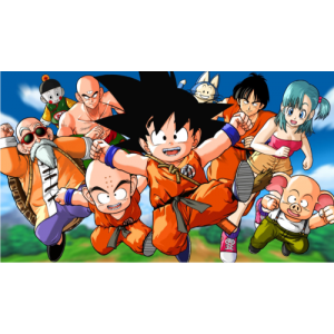 Poster autocollant dragon ball