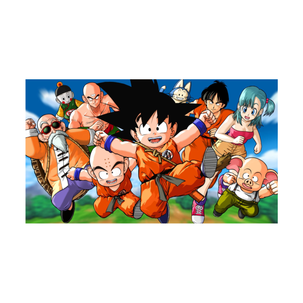 Poster autocollant dragon ball