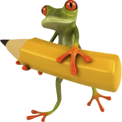 Grenouille crayon 2