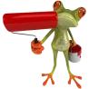 Grenouille peintre