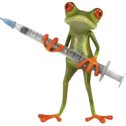 grenouille seringue