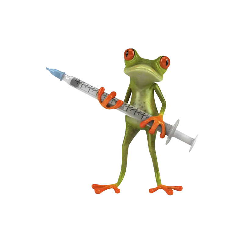 grenouille seringue