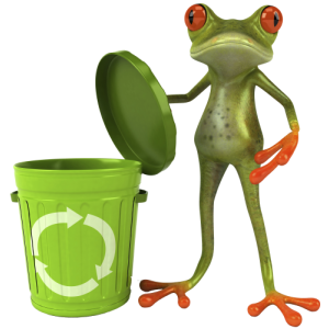 Grenouille recyclage