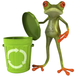 Grenouille recyclage