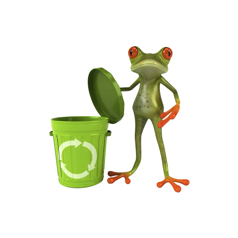 Grenouille recyclage