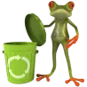 Grenouille recyclage