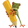 Grenouille crayon
