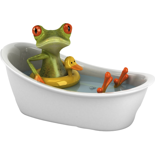 Grenouille baignoire