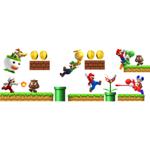 Déco geek Super mario bros 