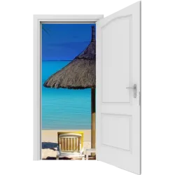 Trompe l'oeil Porte sexy