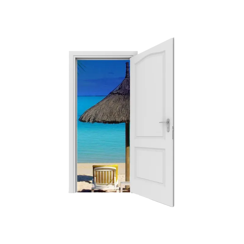 Trompe l'oeil Porte sexy
