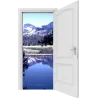 Trompe l'oeil Porte plage