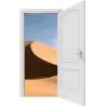 Trompe l'oeil Porte tornade