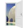 Trompe l'oeil Porte desert