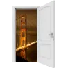 Trompe l'oeil Porte pont
