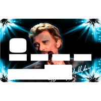 Skin CB Johnny Halliday Noir et Blanc