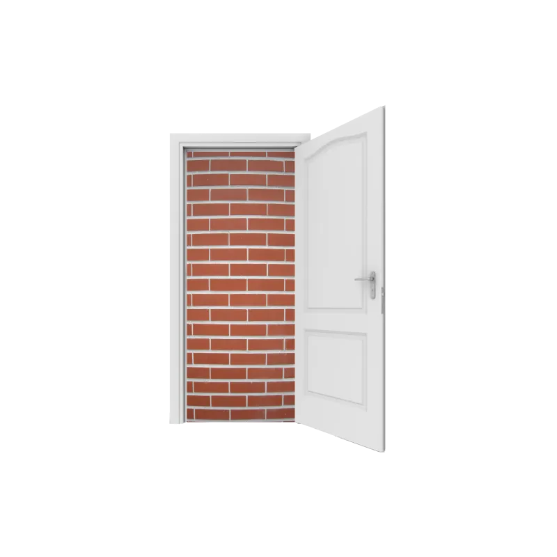 Trompe l'oeil Porte Zen