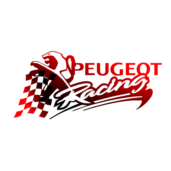 Stickers et autocollant Peugeot racing