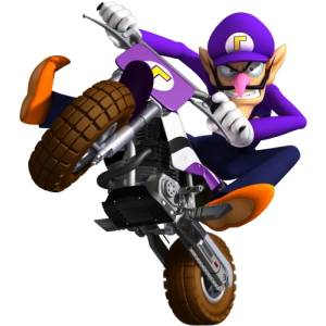 Waluigi moto cross