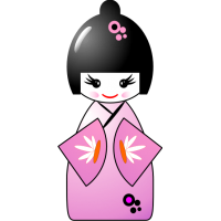 Kokeshi verte