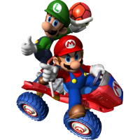 Mario et Luigi kart