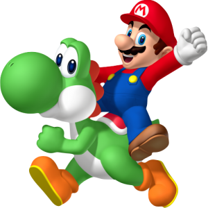 Mario sur Yoshi