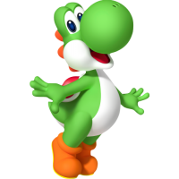 Mario sur Yoshi