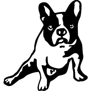 Stickers Bouledogue francais