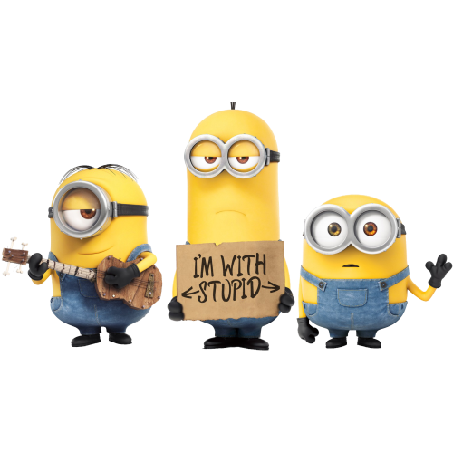 Déco Minion fesse