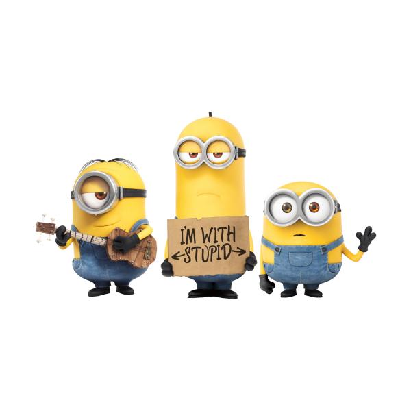 Stickers et autocollant Déco Minion fesse