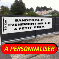 Banderole 80cm de haut