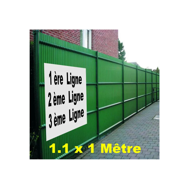 Banderole 110cm de haut
