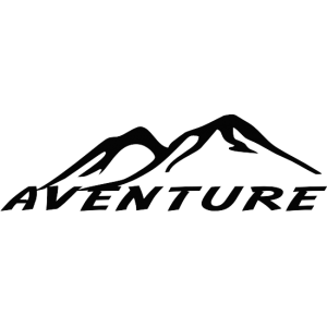 Stickers deco boussole aventure montagne