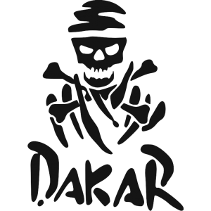 Stickers Touareg dakar skull