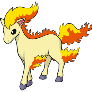 Ponyta pokemon 077